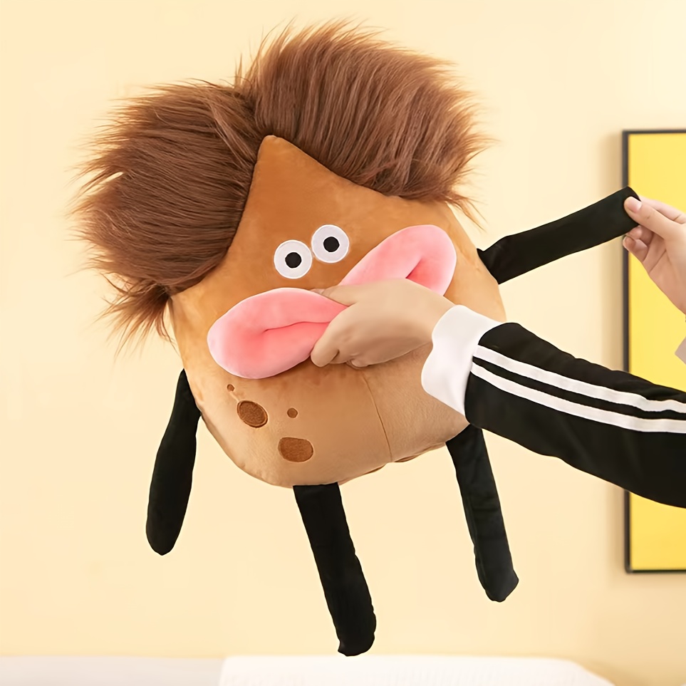 Funny Potato Braid King Doll Plush Toy Ugly Cute Fried - Temu
