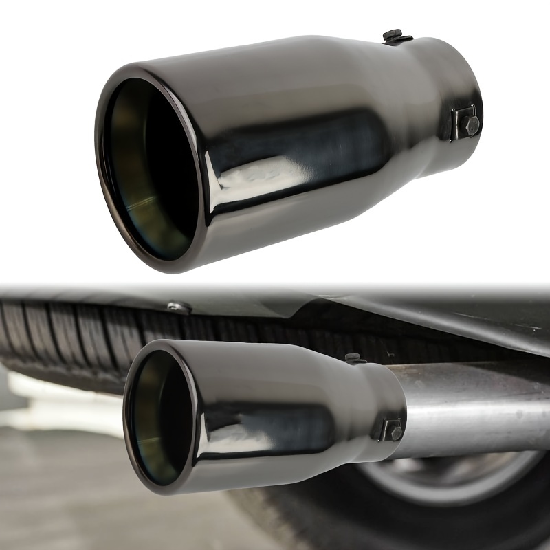 Car Exhaust Muffler Tip Silencer Car Stainless Steel Exhaust - Temu