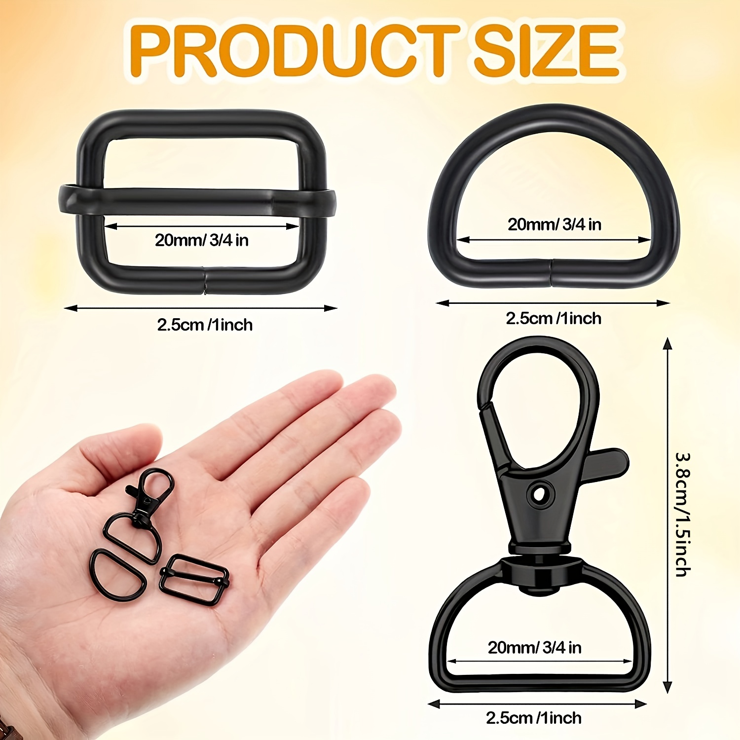Zinc Metal Snap Hook Lobster Clasp Collar Buckles For DIY Keychains And  Bags 15/20/25/32mm/38mm Sizes Available From Kaniso, $5.53
