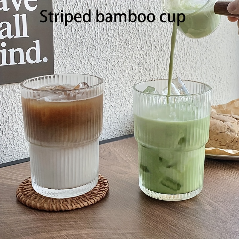 Bamboo Coffee Cup, Striped