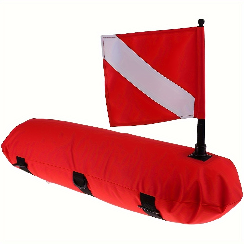 JCS Foam Scuba Diving Float with 14x18 Dive Flag and 100FT. Poly Line