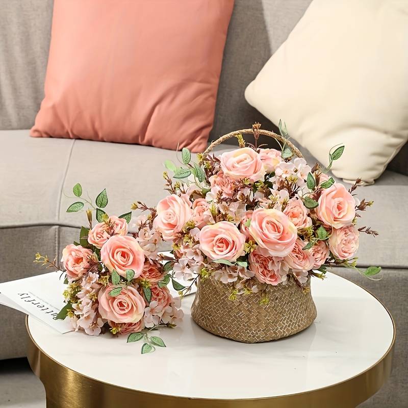 48 Teste Di Fiori Artificiali, Fiori Finti In Seta Per Decorazioni Per La