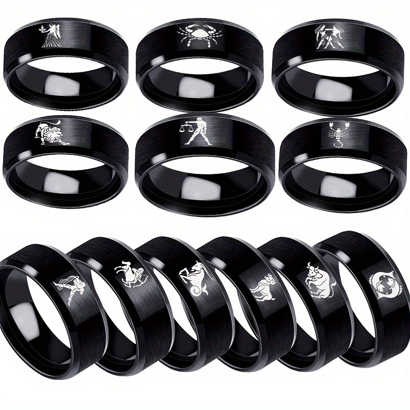 Titanium Steel Smart NFC Ring Men Women Personality Rings Fashion Jewelry  Gifts