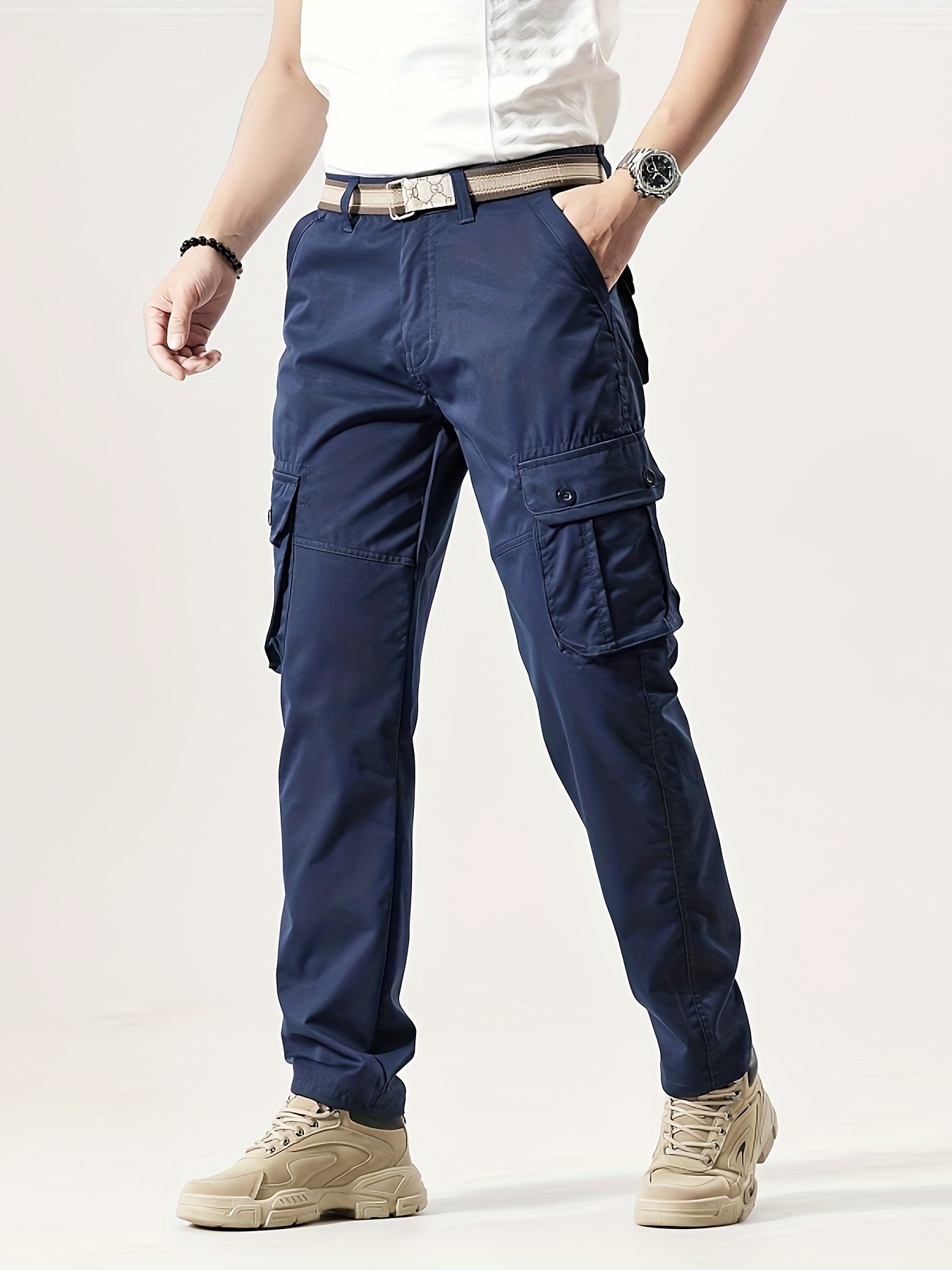 Men's Ripstop Tactical Pants Waterproof Cargo Pants - Temu