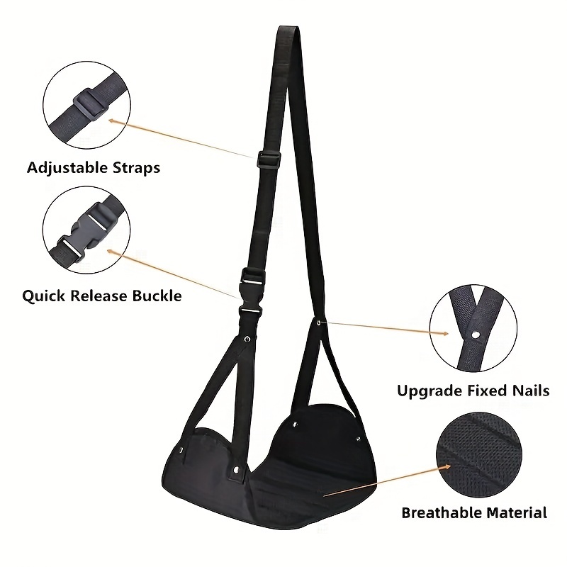 Leg Adjustable Height Accessories, Hanging Foot Hammock, Portable Airplane  Travel Accessories