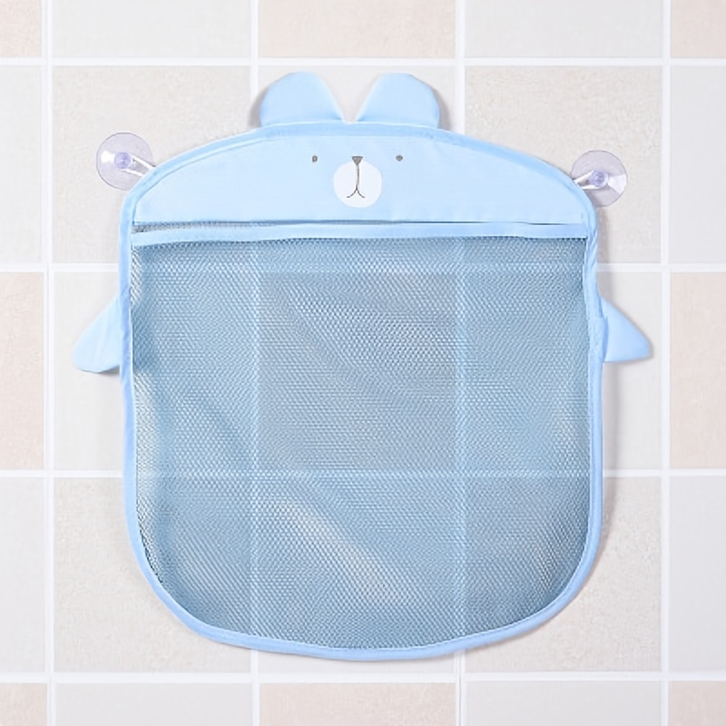 Baby Bathroom Mesh Bag Sucker Design For Bath Toys Babies Kids