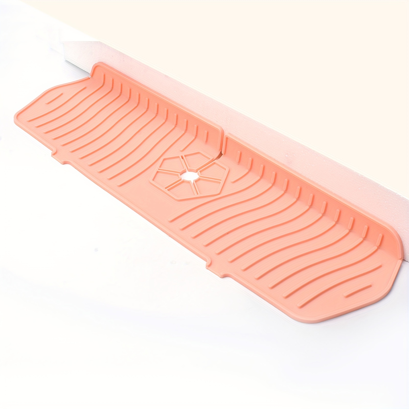 Silicone Kitchen Faucet Splash Guard and Drying Mat