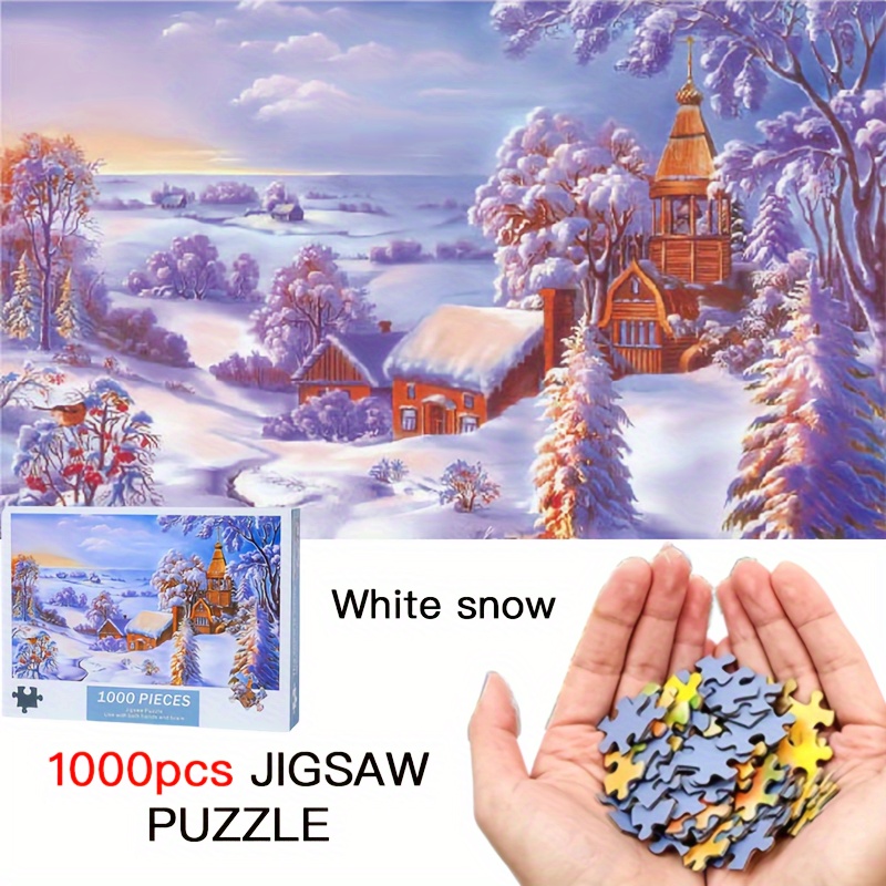 Puzzle 1000 pièces : La bibliothèque de Noël