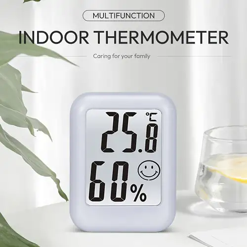 Desktop Digital Indoor Room Thermometer Hygrometer With Backlight And  Strong Magnet, Home Gadgets, Cheap Items - Temu