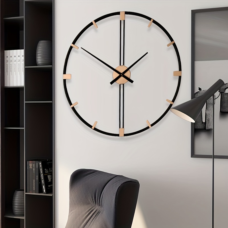 Reloj de pared de hierro retro moderno: ¡perfecto para cualquier habitación  o arte de pared de guardería! Regalo de Navidad, Halloween, Día de Acción