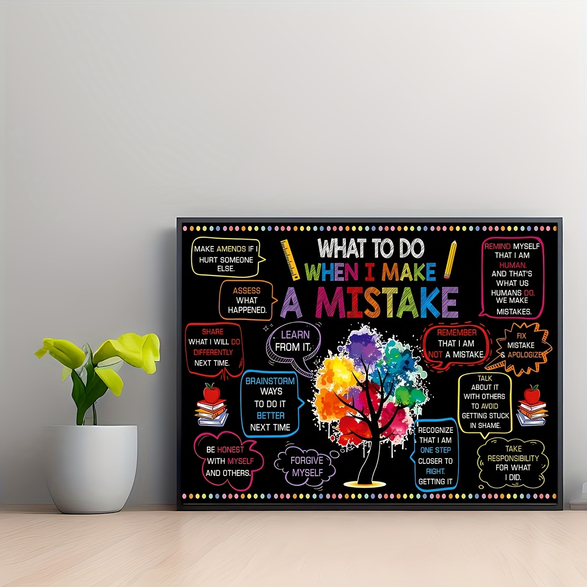 Canvas Poster: Make Amends Art Print