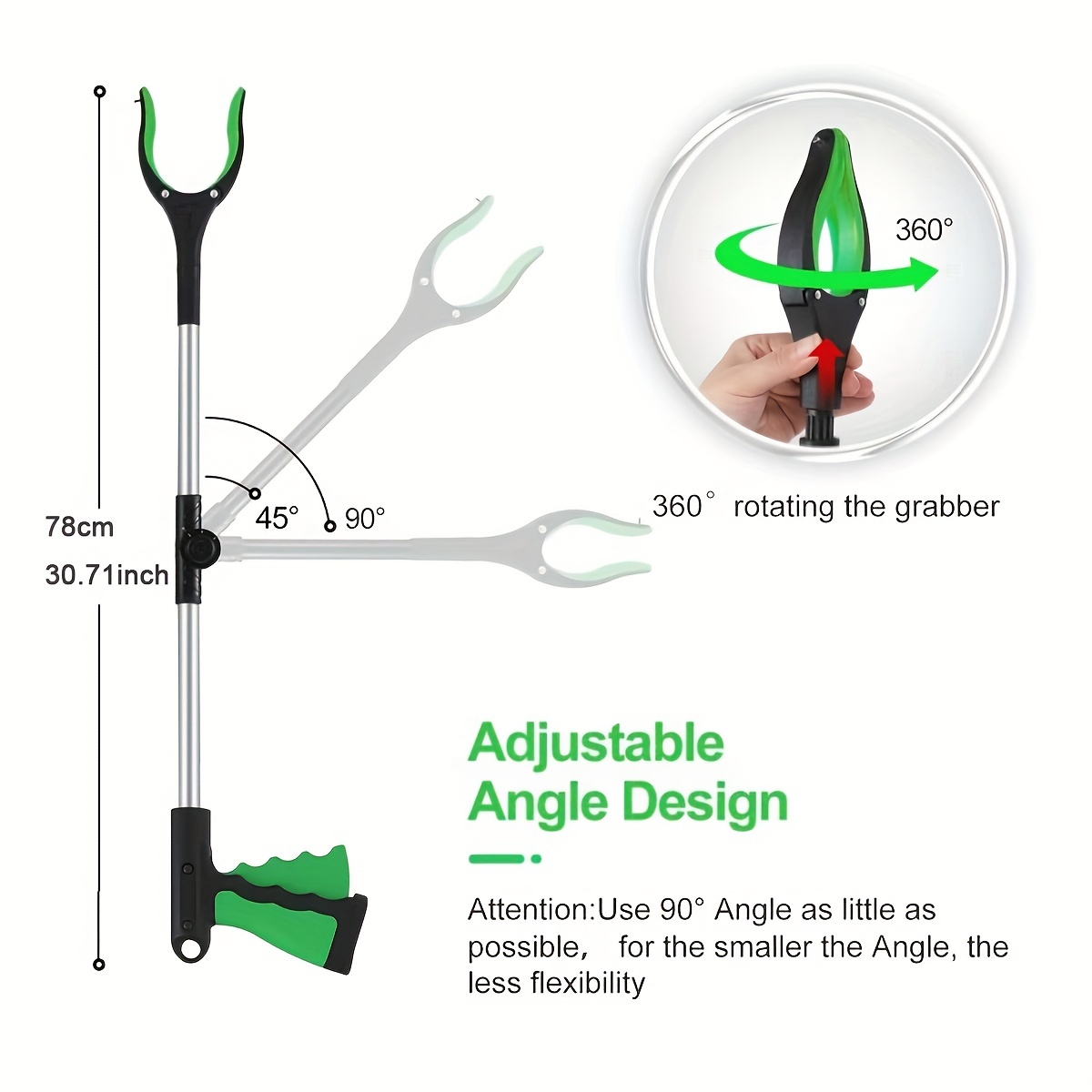 1pc Flexible Grabber Griffe Pick Up Reacher Tool (Outil de - Temu