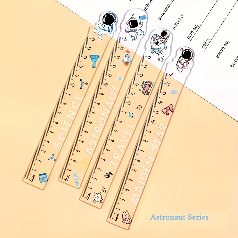 Dropship 5pcs Cute Animal Ultra-thin Soft Ruler Combination 1.1-6