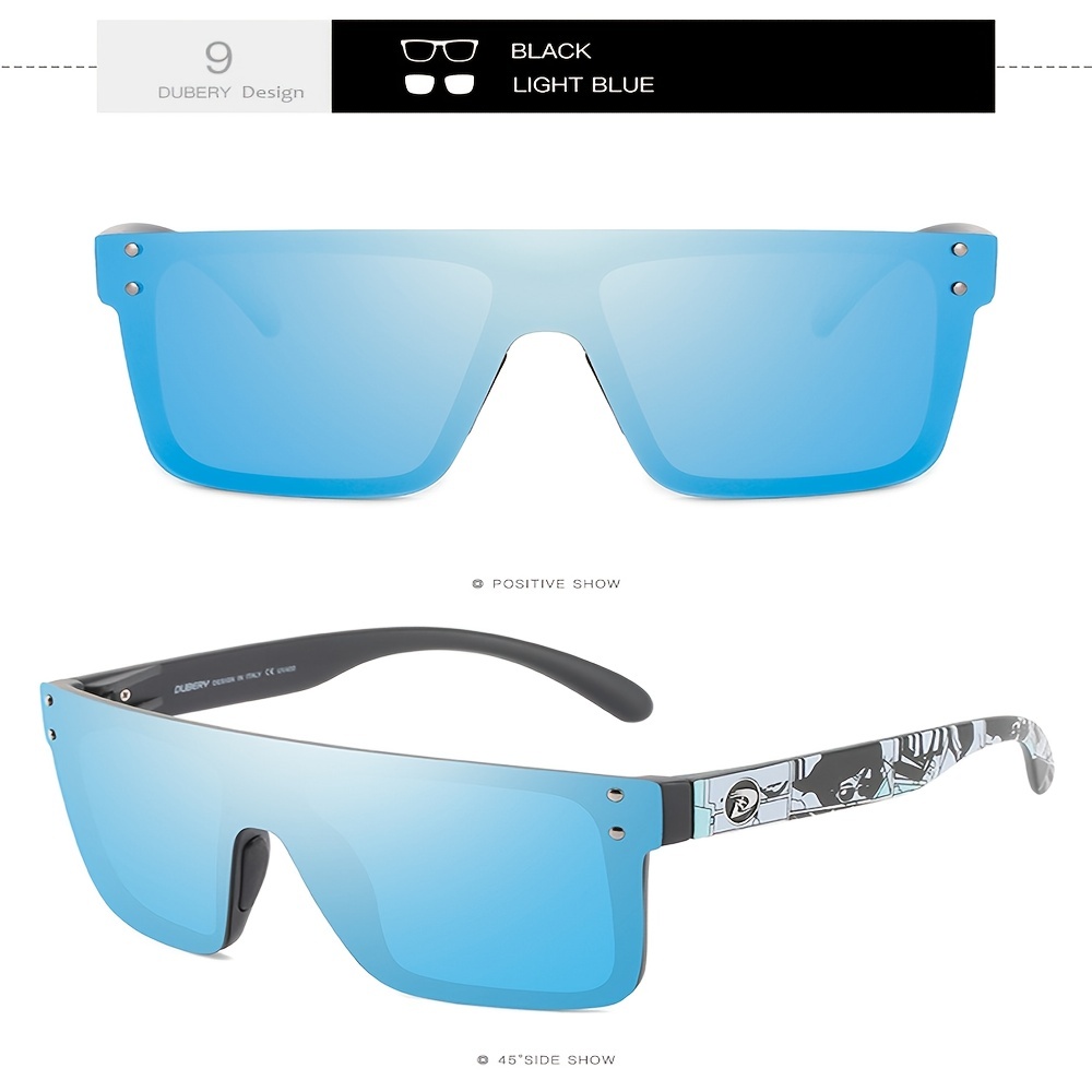 New Large Frame Sunglasses Trend Polarized Sports Sunglasses Riding  Sunglasses Anti Uv Goggles - Jewelry & Accessories - Temu