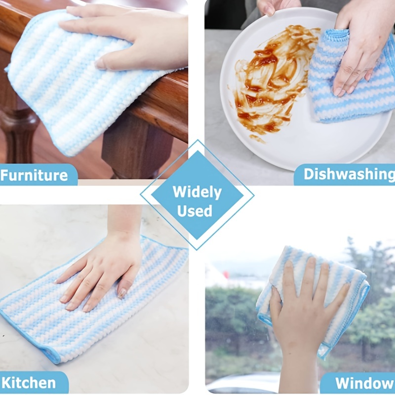 Dish Cloths For Kitchen, Reusable Paper Towels For Counters & Dishes,  Ultra-fine Coconut Shell Cellulose Sponge Cloth, Kitchen Accessories,  Cleaning Supplies - Temu
