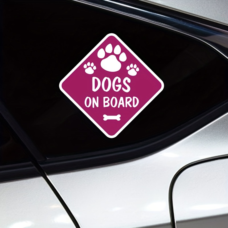 

Generic Dogs On Board Vinyl Car Van Sticker Or Sign And Sucker Dog Pet Lover