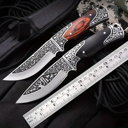 Portable Outdoor Tactical Knife With Protective Oil And Gift Box - Perfect  Father's Day Gift - Temu
