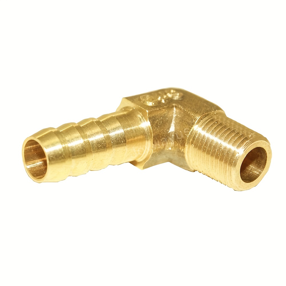 2pcs 90° Brass Elbow Connector 1/8 1/4 3/8 Pipe Fitting Female x