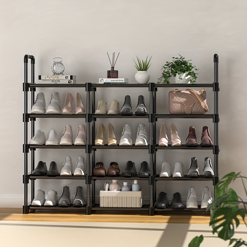 20 Pairs Shoe Storage Cabinet for Entryway, Freestanding Shoe Rack