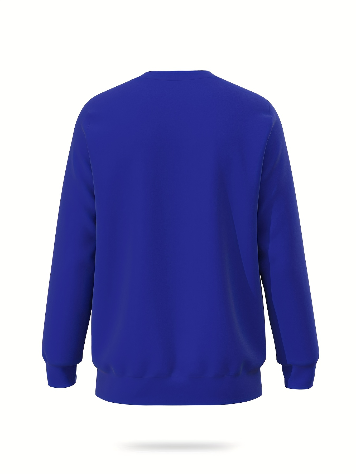 Men's Casual Stretch Pullover Sweatshirt Long Sleeve Crew Neck Tops