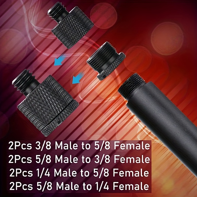8 Pieces Mic Stand Adapter Mic Thread Adapter Set 5 8 Female Temu