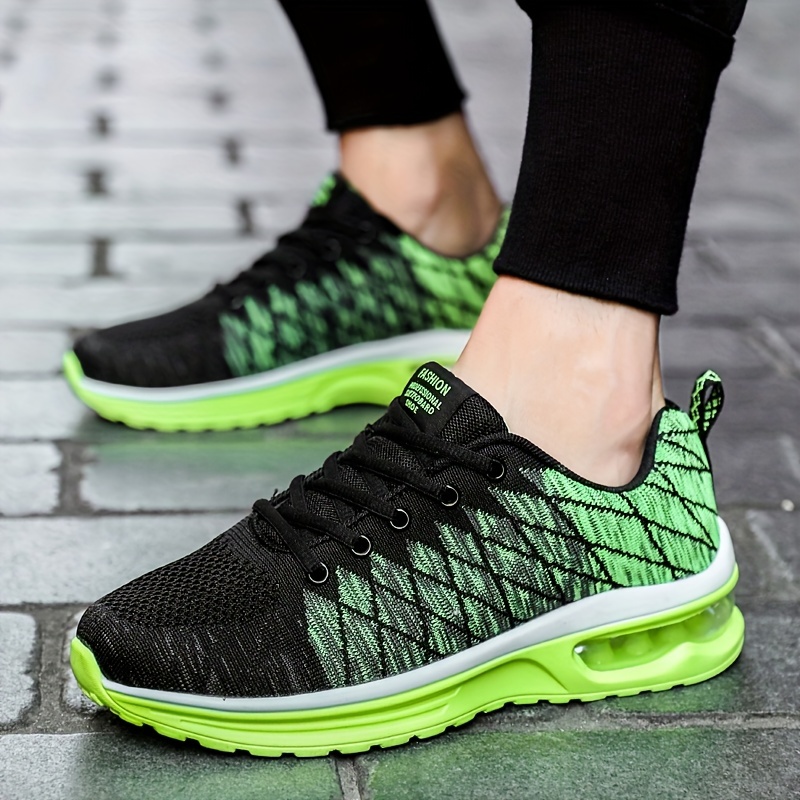 Men's Air Cushioned Breathable Sneakers - Spring/Summer