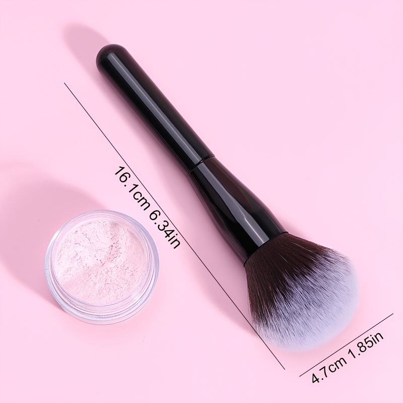 Loose Powder Brush - Professional Makeup Tool - Plastic Handle - Foundation  Blush Brush - Make Up Brush - for Facial Makeup 