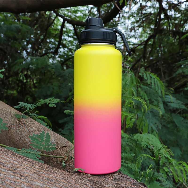 Collapsible Pink Ombre Water Bottle