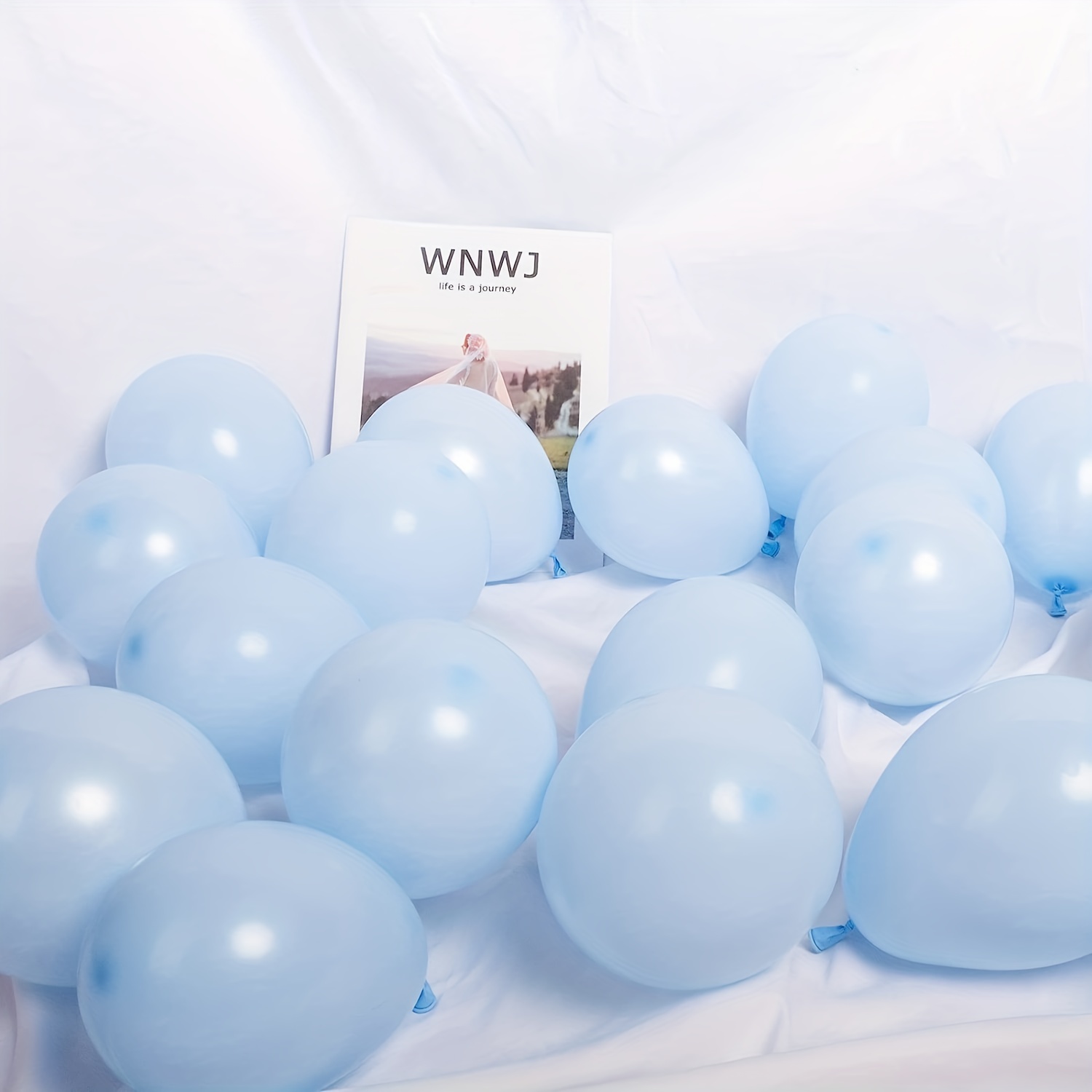 50pcs Ballons Bleu Et Blanc, 12 Pouces Bleu Royal Confettis Latex Ballon  Bleu Clair Bébé Bleu Blanc Ballon de Fête Pour Bleu Thème Garçon Baby  Shower Hommes B