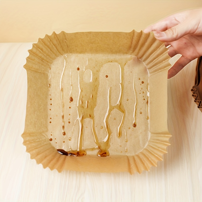 50 pièces Papier sulfurisé friteuse à air étanche à l'huile, Mode en ligne