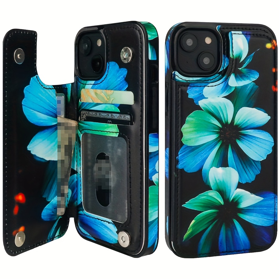 Emilio Pucci Flower Patterns Tropical Patterns Leather iPhone X iPhone XS