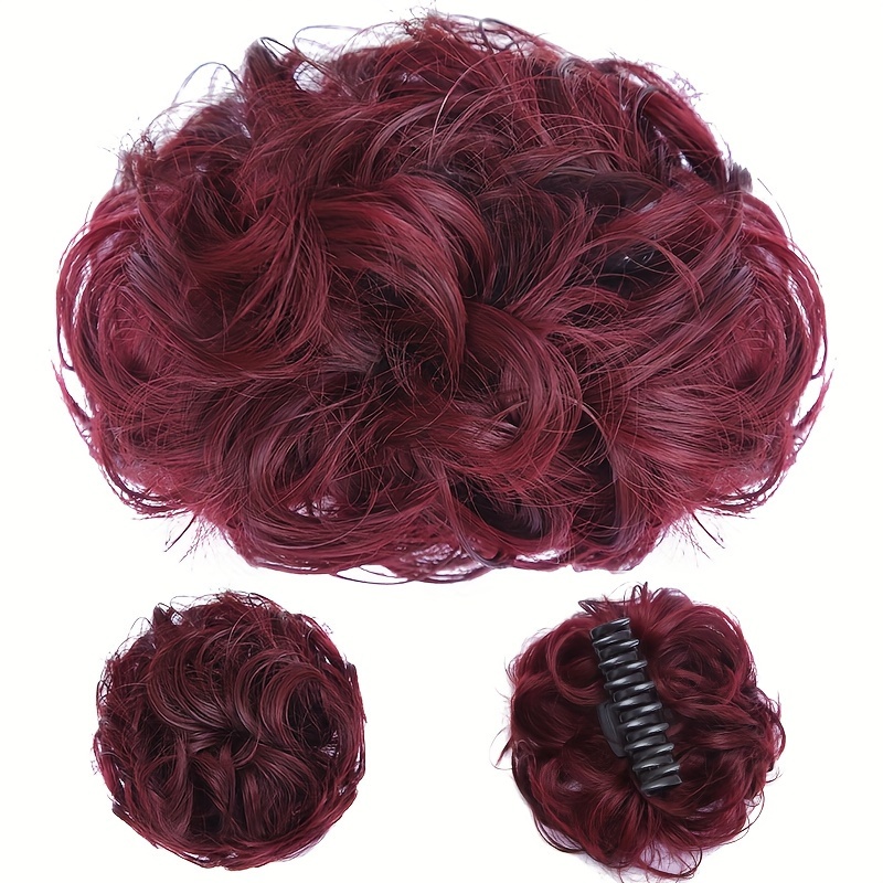 SARLA Unordentlicher Dutt-Haarteil – Perfekter Look Mit Seitlichem Kamm Zum Anklipsen