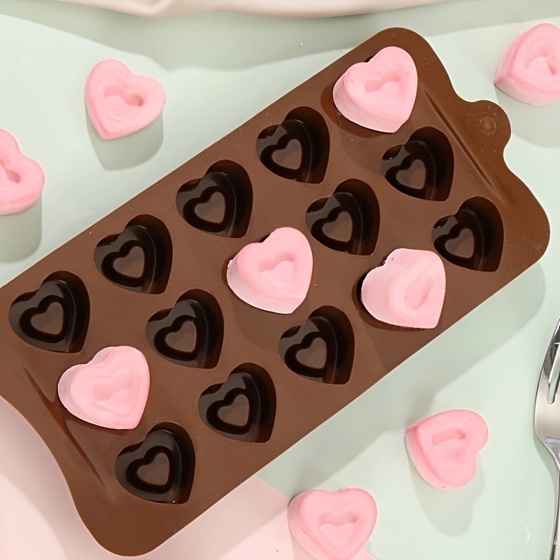 SILIKOMART stampo silicone per Barretta di Cioccolato Cuore San Valentino  Love Choco