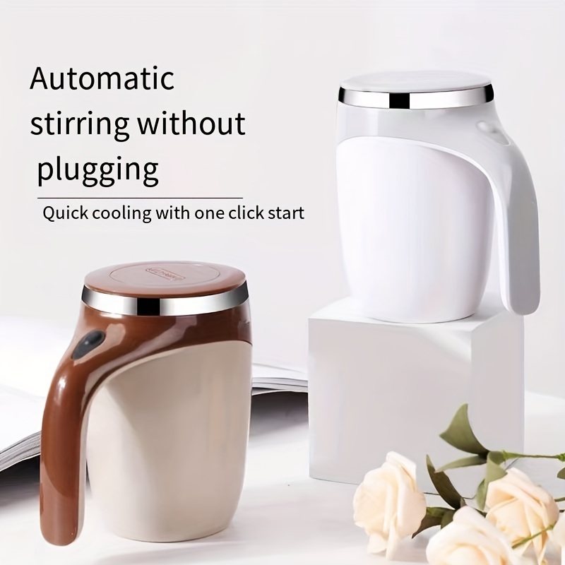 Automatic Mixing Cup Portable Coffee Cup Magnetic Rotary Water Cup