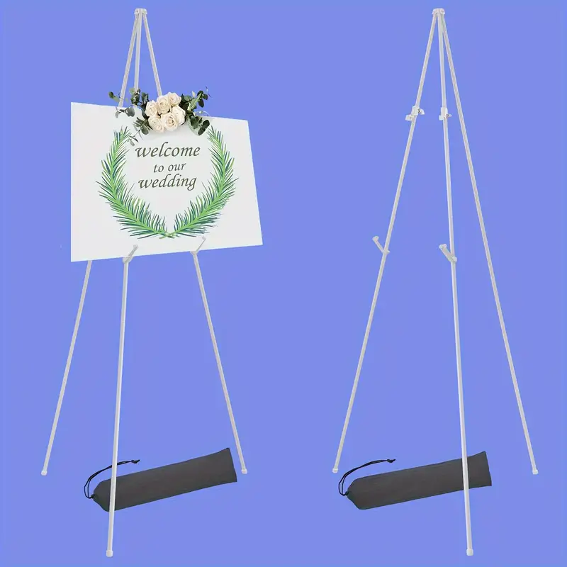White Easel Stand For Display Wedding Sign Poster Tall - Temu