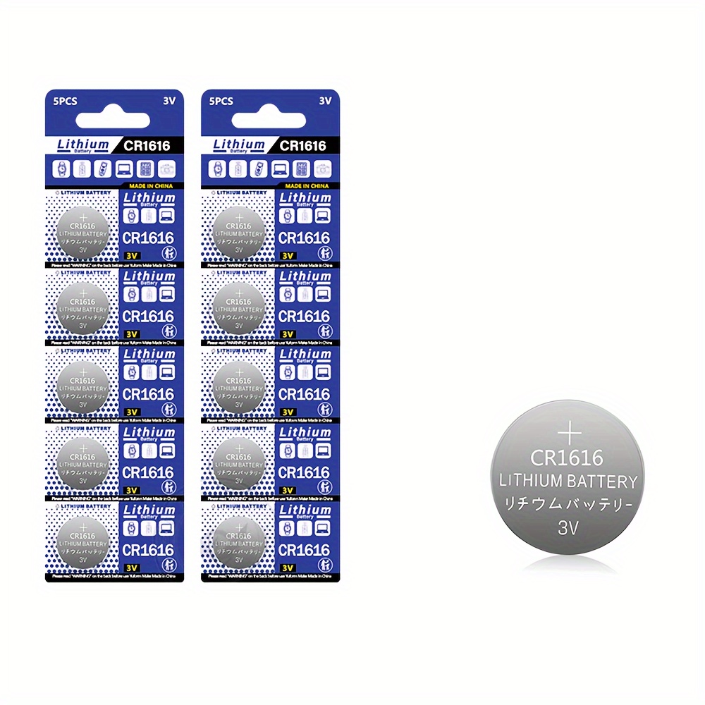 CR1616 Lithium Coin Cell Battery