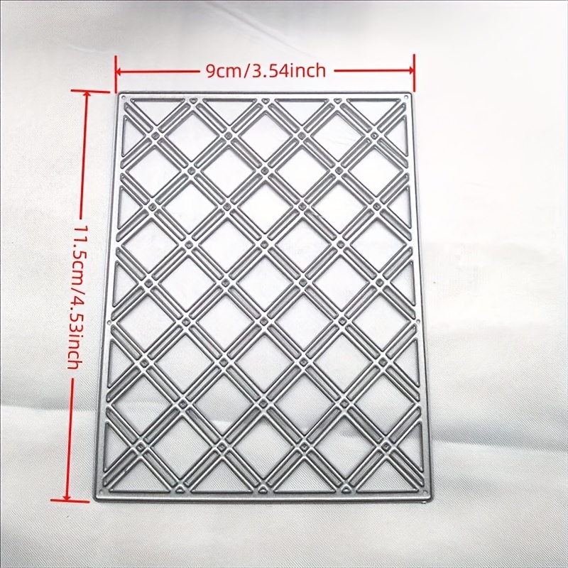 Scrapbooking Dies Metal Grid Lattice Frame Stamps Cutting Dies Card Making  Craft Embossing Stencils Die Cut Valentine Kangkangk