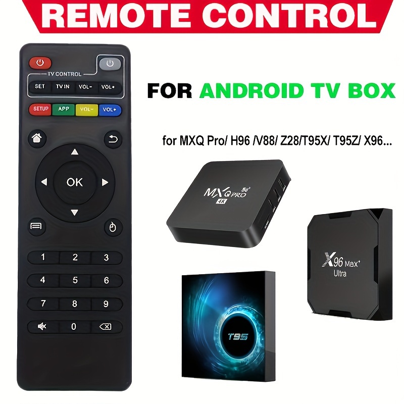 Haute Qualité Télécommande Pour H96 Pro Plus-X96-X96mini-Tx3 Mini-T95m-Mxq  Contrôleur Android Smart Tv Box #41