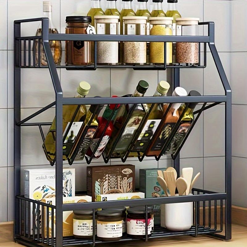 Expandable Cabinet Organizer Shelf Stackable Kitchen Counter - Temu