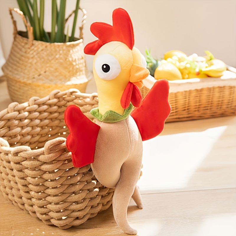 Simulation mère poule poupée, jouets en peluche drôles de poulet
