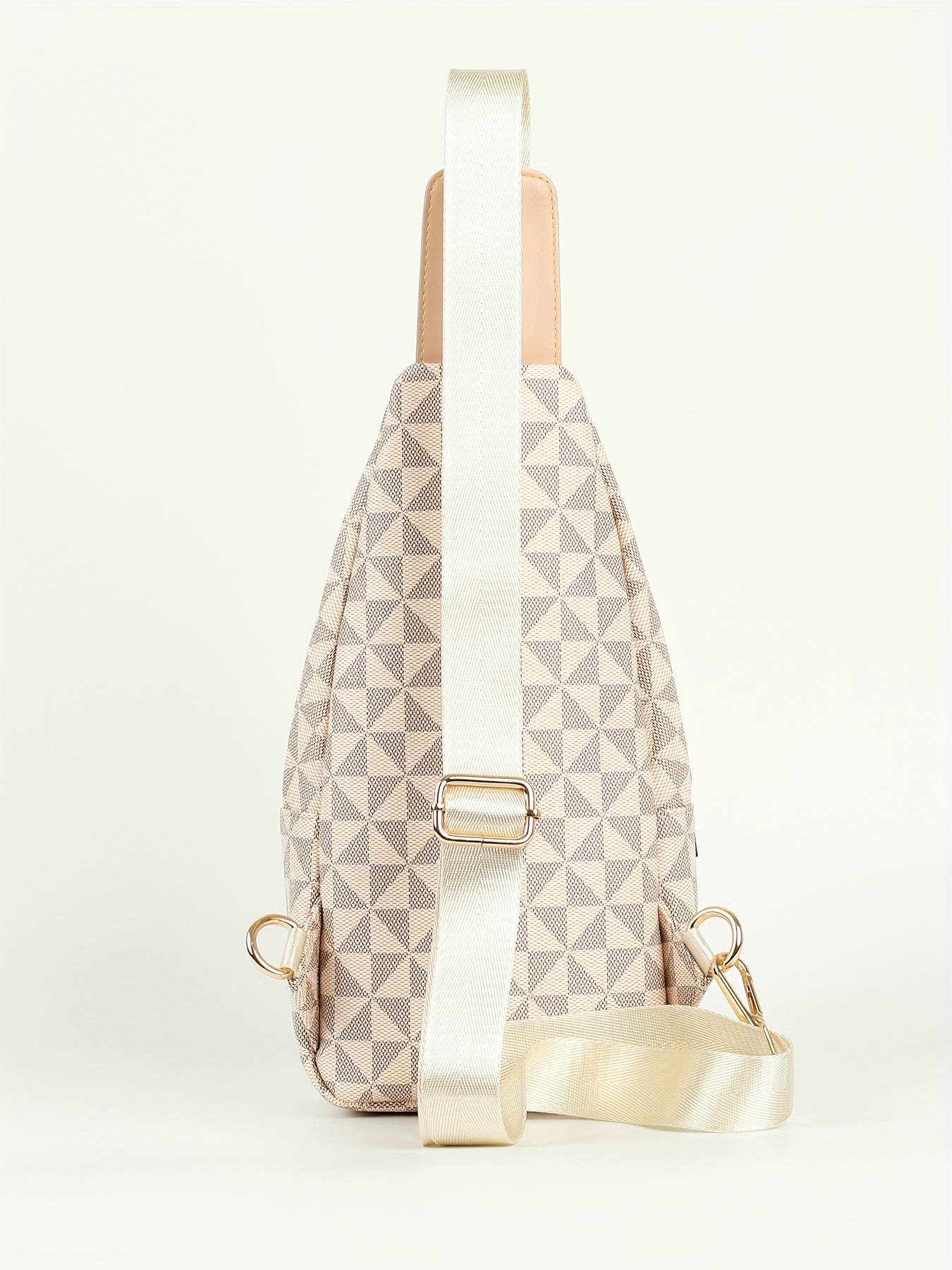 Geometric Pattern Sling Bag, Multi Zipper Crossbody Bag, Casual Chest Bag  For Outdoor Travel Sports - Temu