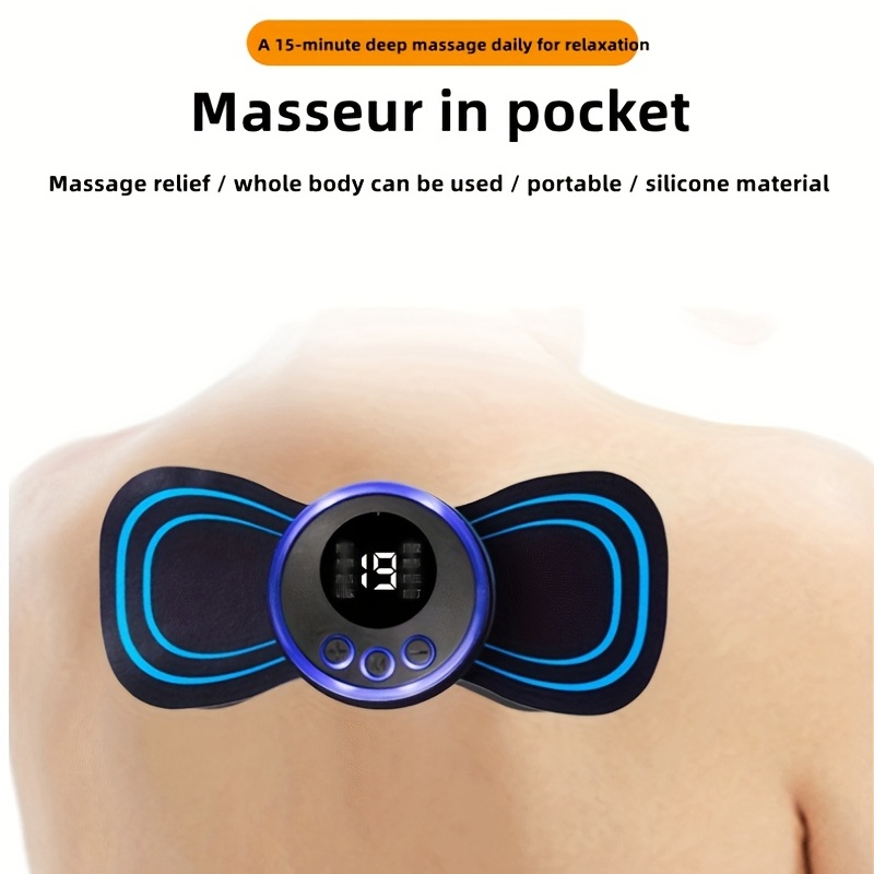 Intelligent Massage Patch Cervical Spine Massage Instrument Ems Electric  Pocket Pulse Whole Body Mini Muscle Relaxation Health