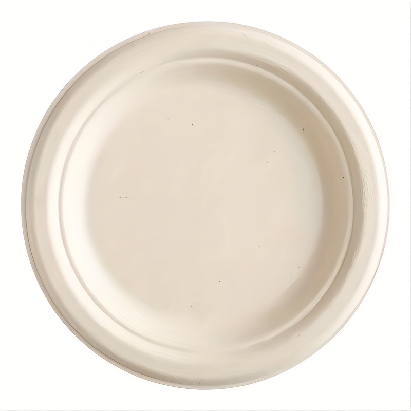 Compostable Disposable Paper Plates 7 inch Super Strong Paper