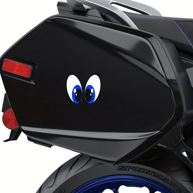 2pcs /1 Pair of Eyes/Vinyl Stickers Cartoon Funny Eyes Decals Car  Motorcycle Helmet B 85