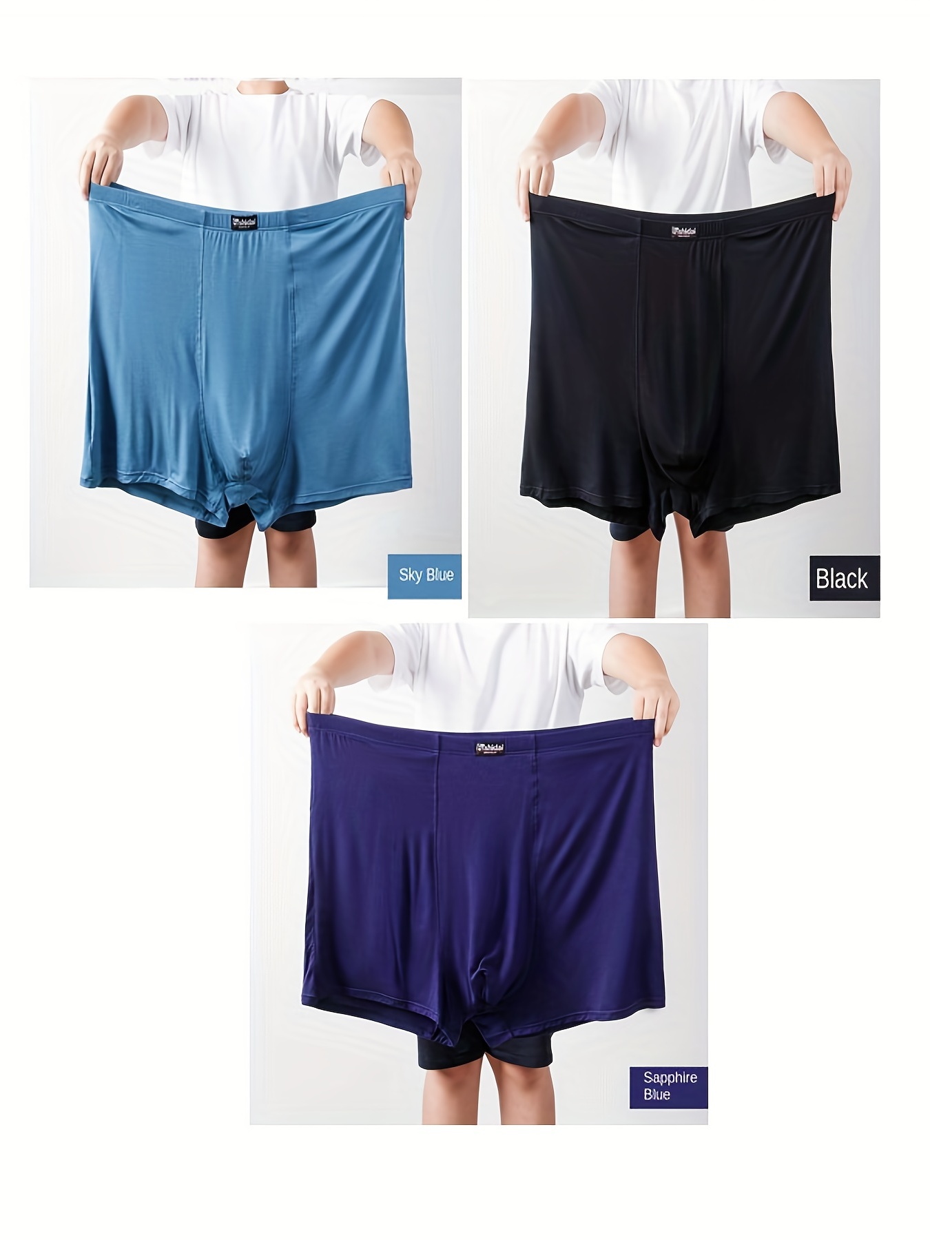 3PCS/2PCS Men's cotton underwear boxer shorts plaid shorts soft Boxer Plaid loose  cotton arrow pants