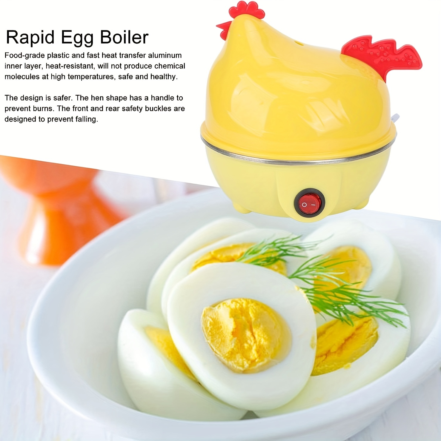 Revolutionize Breakfast With The Multifunctional Us Plug Egg - Temu