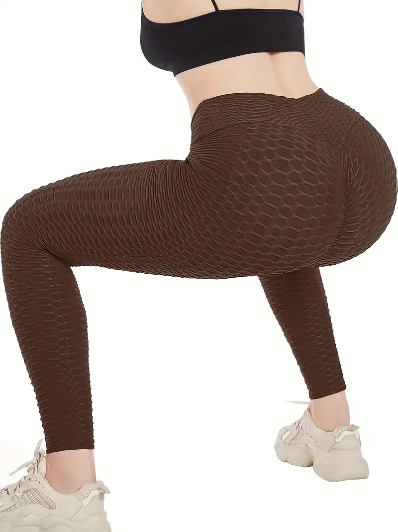 A AGROSTE Women's High Waist Yoga Pants Tummy Control Workout