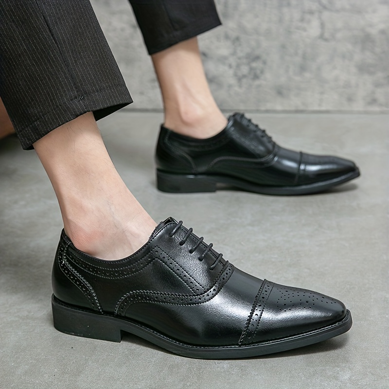 Classic Oxfords Dress Shoes for Men Breathable Causal