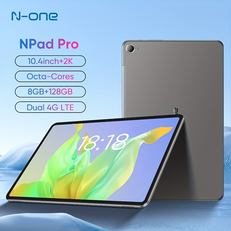 N one NPad Pro .4inch 2K Screen UNISOC T Octa Core 8GB RAM  ROM 4G  LTE 4 Speakers mAh Battery Android