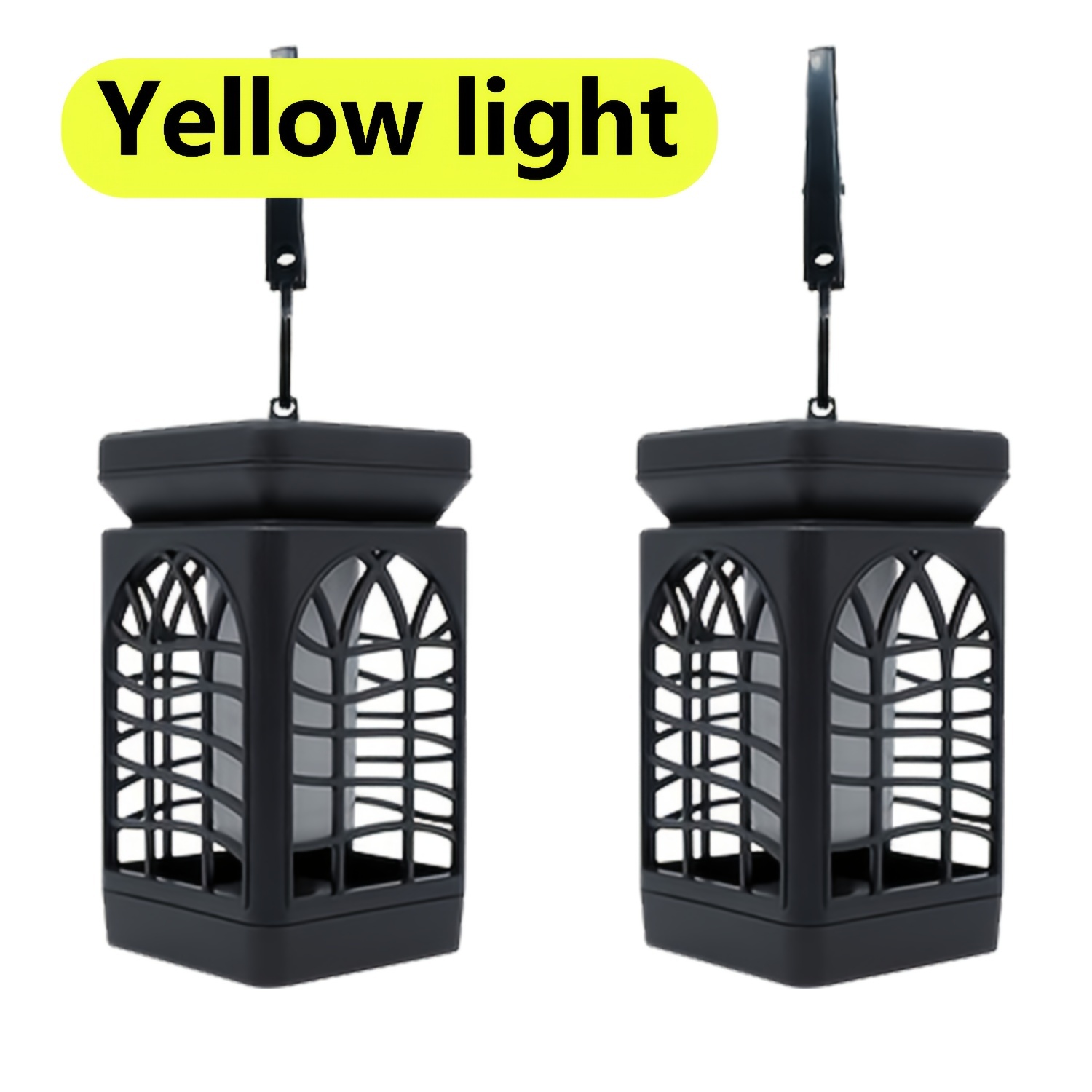 YoungPower Hanging Solar Lanterns Outdoor Waterproof Flickering Flame  Camping Solar Powered Lights Decorative Lights for Halloween Decorations  Home